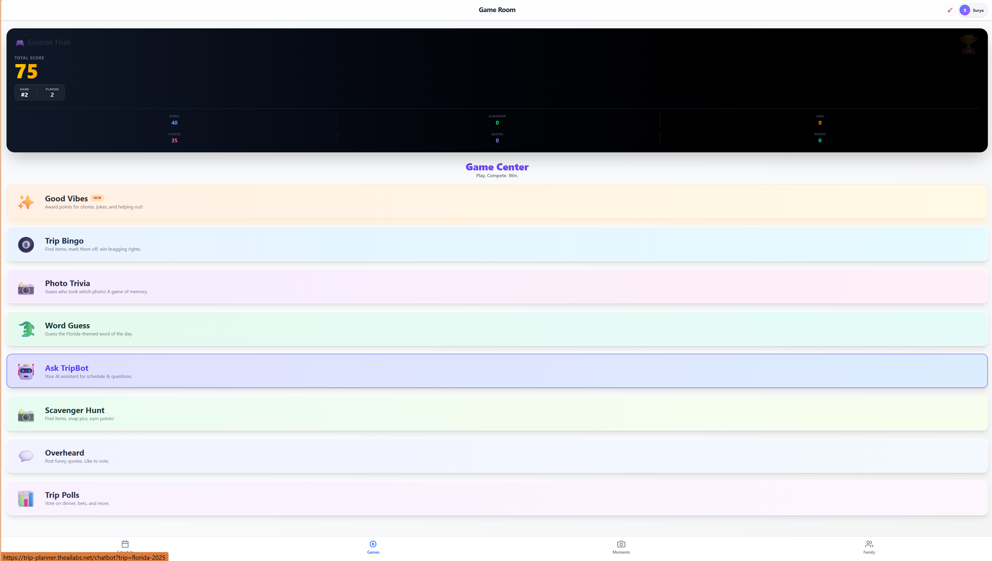 Trip Planner Screenshot 3